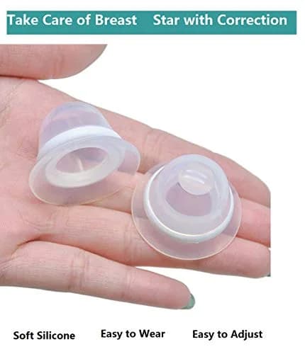 Finever Clear Nipple Corrector Set | 2 Count, Medical Silicone thumbnail 5