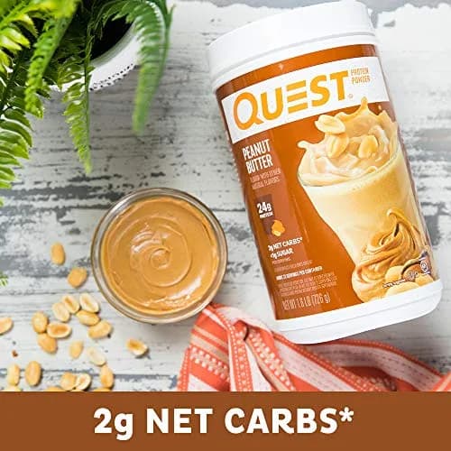 Quest Peanut Butter Protein Powder 1.6 Pound | 23g Protein, Low Sugar, Gluten Free thumbnail 4