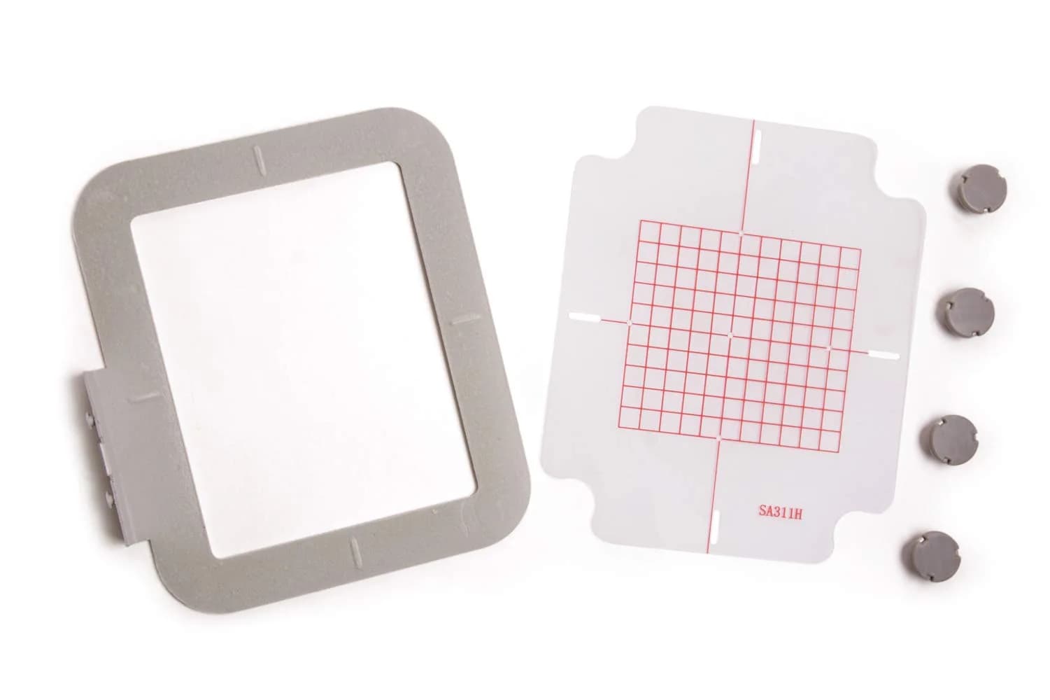 Embroidex Metal Hoop for Brother & Babylock 4"x4" | Embroidery Ready, Stabilizer-Free (70-120 chars) - main product image