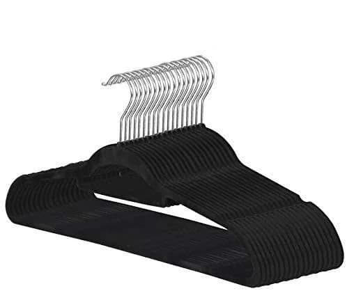 ZENY Velvet Hangers 100 Pack for Suits, Coats, Dresses | Space Saving & Non Slip thumbnail 10