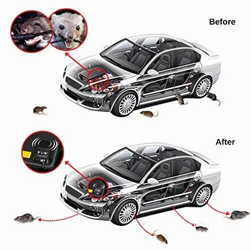 Loraffe Ultrasonic Under Hood Rodent Repeller 12V/24V | Dual-Action Pest Control Device thumbnail 4