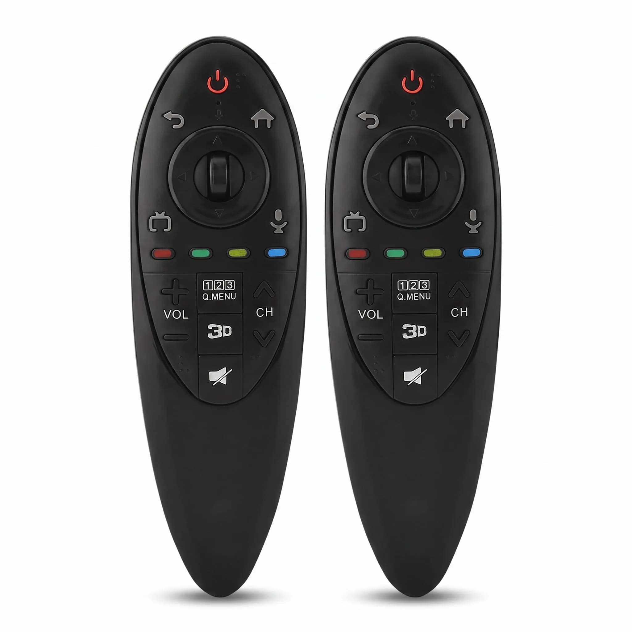 Zerone Replacement Remote Control for 3D Smart TV | 10m Range, No Voice Functions - main product image