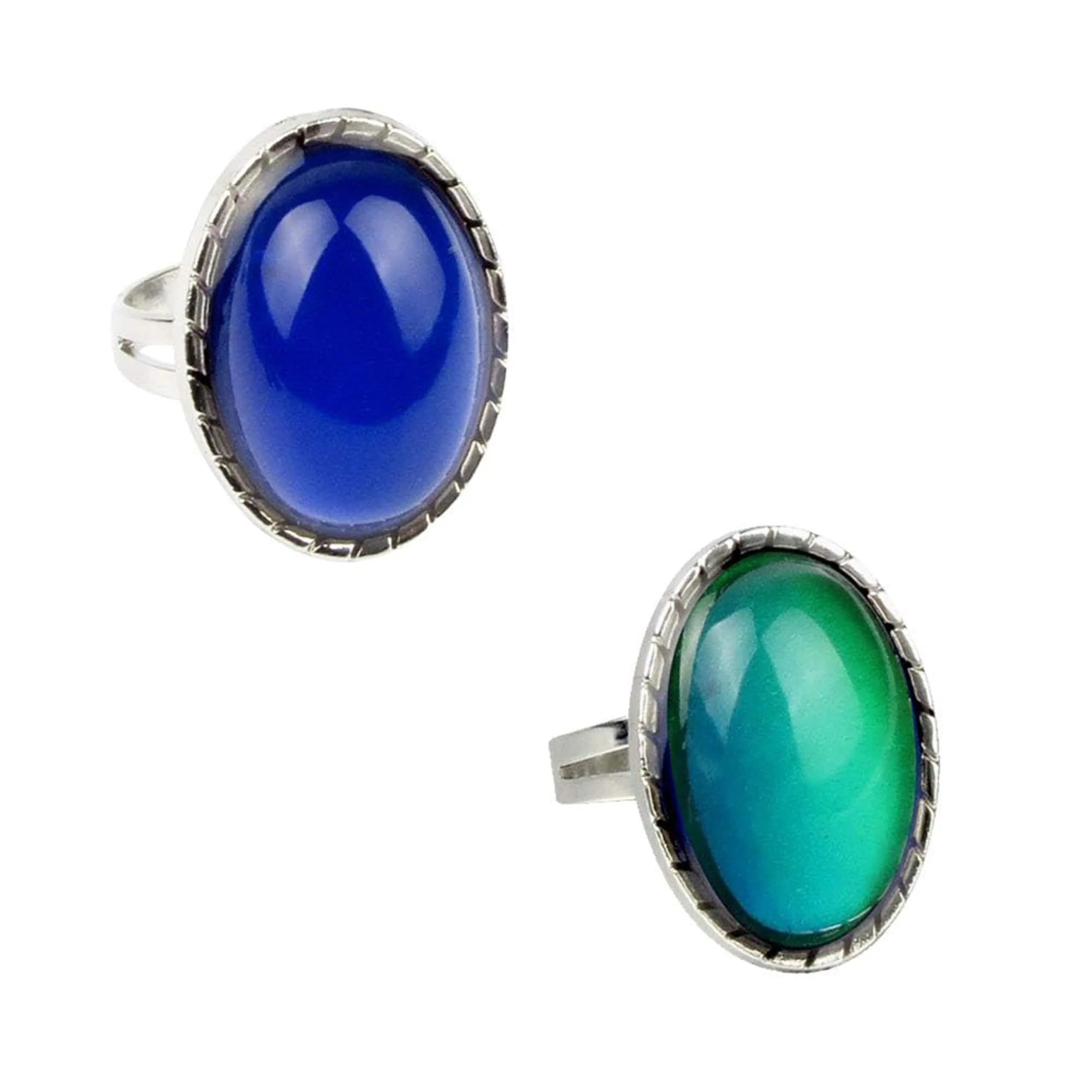 Carykon Classic Oval Mood Ring Adjustable Size | Color-Changing Magic for Lovers & Friends - main product image