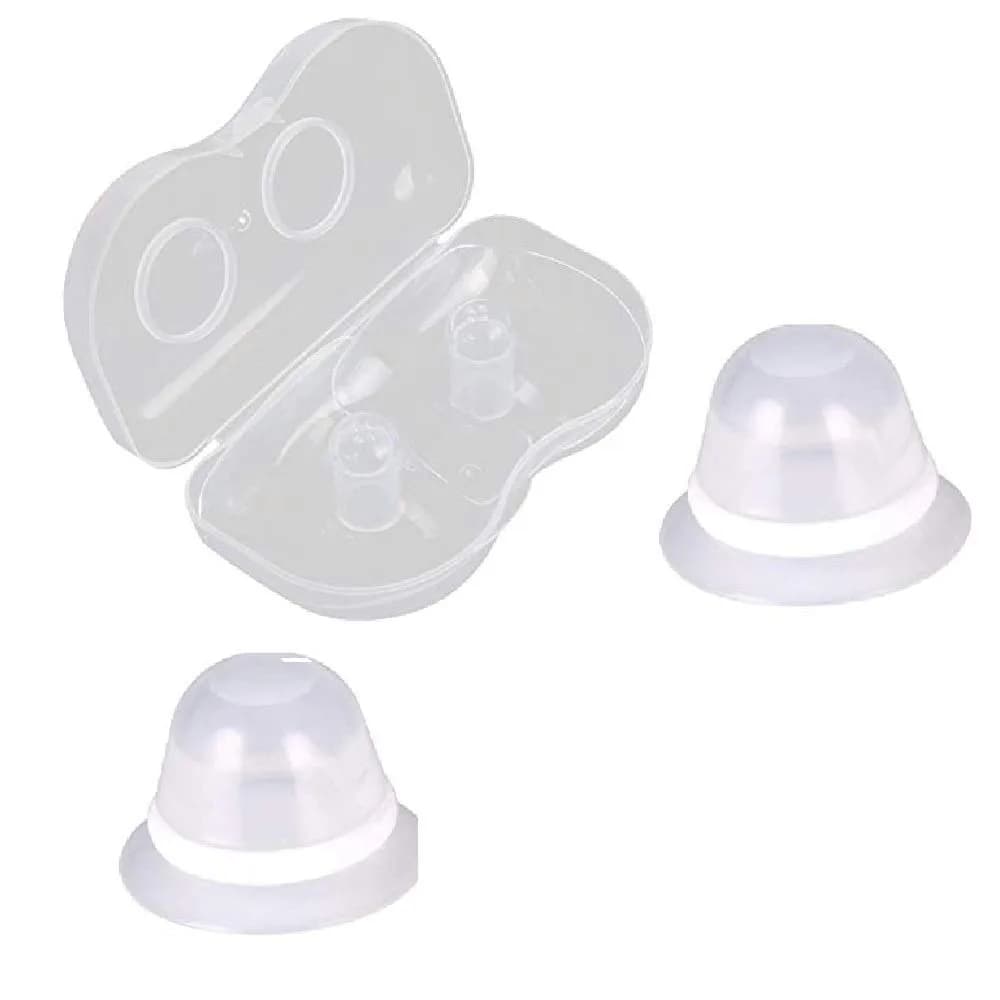 Finever Nipple Corrector for Flat Inverted Nipples | 1 Pair (Clear) — Clear