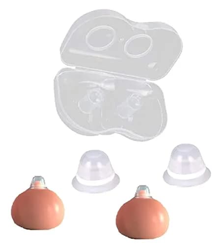 Finever Nipple Corrector for Flat Inverted Nipples | 1 Pair (Clear) thumbnail 4