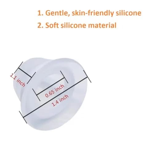 Finever Nipple Corrector for Flat Inverted Nipples | 1 Pair (Clear) thumbnail 2