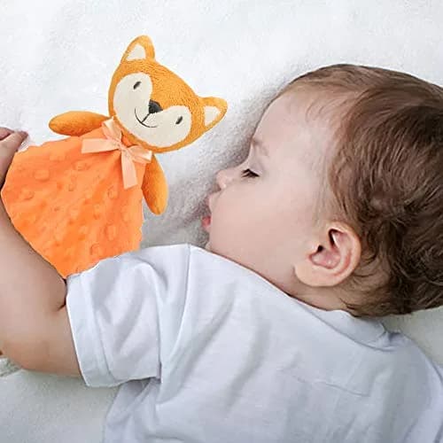 Pro Goleem Fox Security Blanket 40cm x 40cm (16" x 16") | Soft Baby Lovey for Newborns & Toddlers thumbnail 2