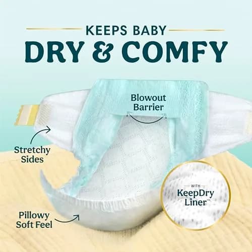 Pampers Swaddlers Diapers Size 4 (15-34 lbs / 7-13 kg), 120 Count | Hypoallergenic & Skin-Safe thumbnail 3