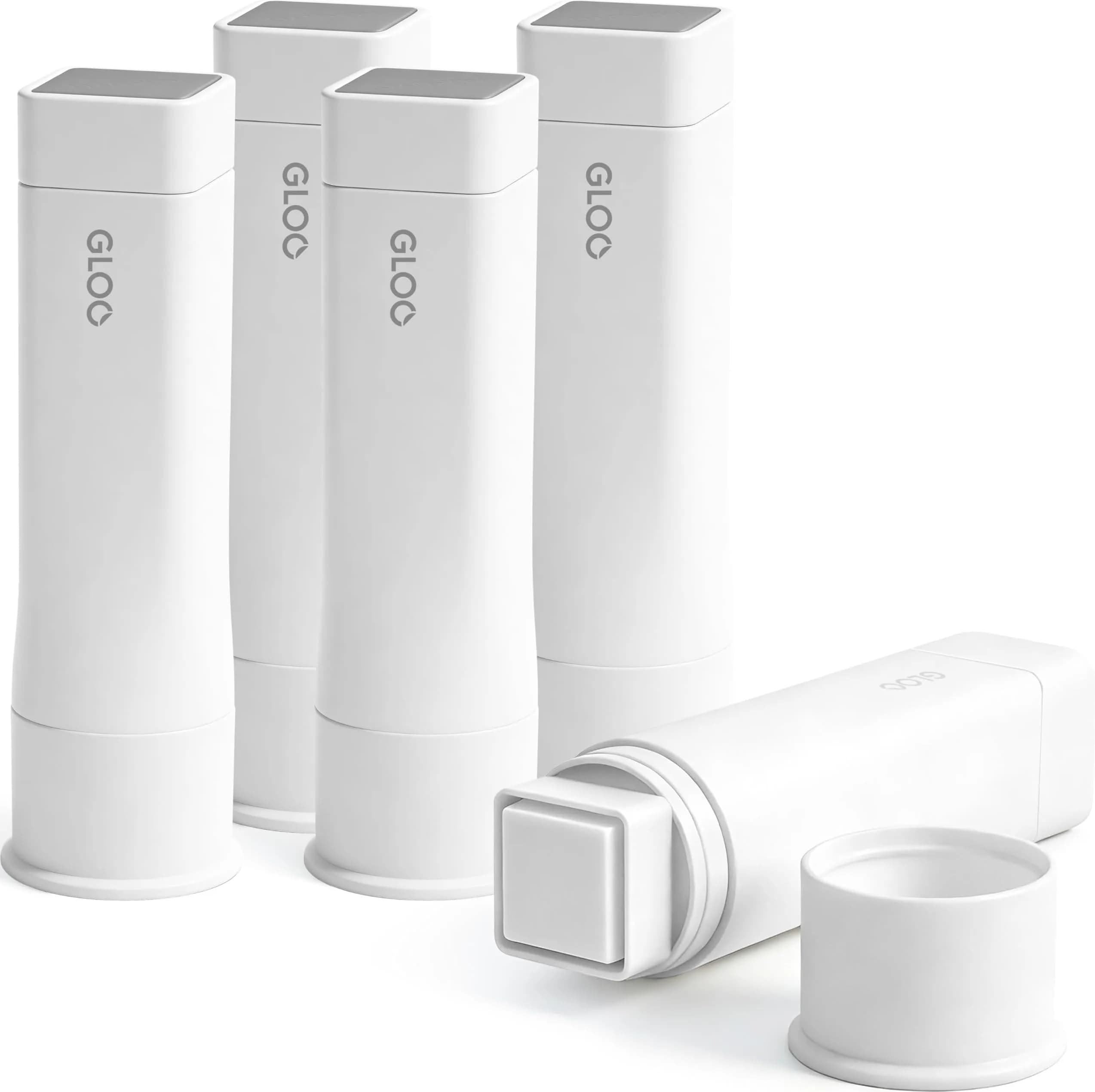 Kokuyo Gloo Square Glue Stick Firm Stick Small Size 22g (0.78oz) Pack of 5 | Strong Adhesive for Paper Crafts - main product image