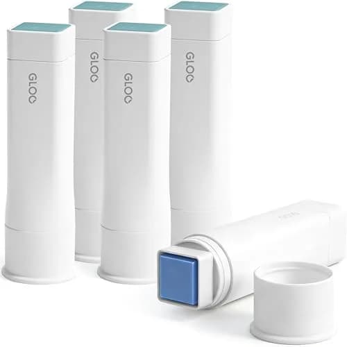 Kokuyo Gloo Square Glue Stick, Color Disappearable, Small Size, Pack of 5 (22g each) | Eco Mark Certified thumbnail 1