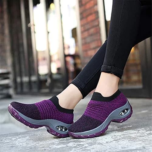 LEADER SHOW Women's Slip-On Shoes 5 | Casual Comfort with Platform Heel thumbnail 9