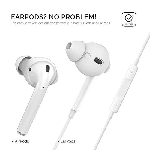 AHASTYLE 3 Pairs Small Silicone Ear Tips for AirPods & EarPods | Passive Noise Reduction thumbnail 6