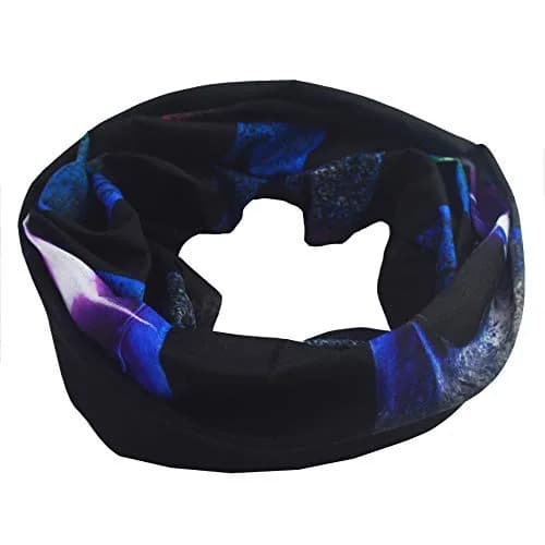 Obacle Blue Face Skull Flag 3D Seamless Tube Face Mask for Dust, Wind & UV Protection thumbnail 4