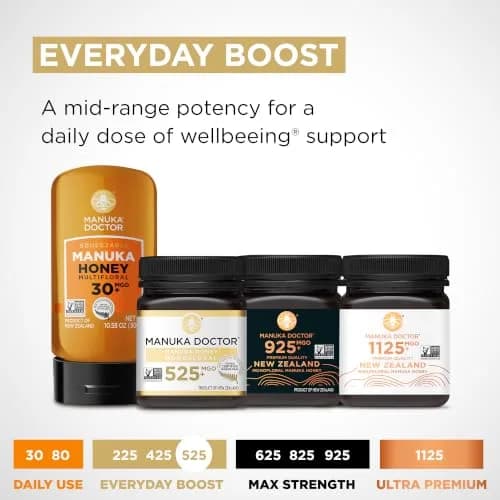 Manuka Doctor Raw Manuka Honey MGO 525+ | Natural Superfood, Traceable, 8.75 oz thumbnail 5
