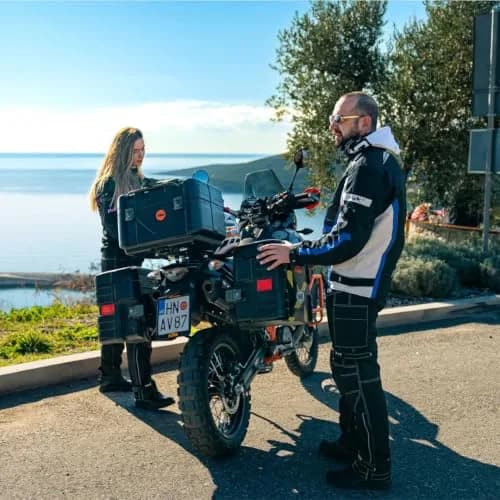 HWK Motorsports Apparel Water Resistant Motorcycle Pants | 32cm (12.6in) Waist, 30cm (11.8in) Inseam thumbnail 3