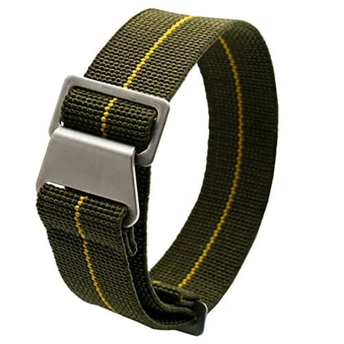 NIBD Watch Band with Elastic Nylon Strap 20/21/22mm | Military Army Style, Durable & Water-Resistant thumbnail 1