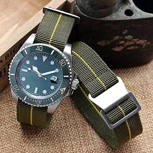 NIBD Watch Band with Elastic Nylon Strap 20/21/22mm | Military Army Style, Durable & Water-Resistant thumbnail 8