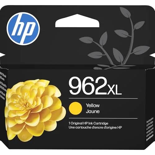 HP 962XL Yellow High-Yield Ink Cartridge | 1600 Pages | Fade-Resistant Prints thumbnail 1