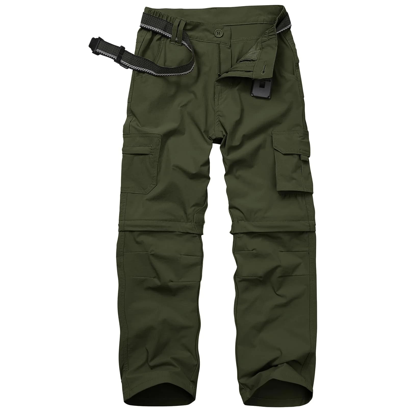 linlon Men's Quick Dry Convertible Hiking Pants | Army Green, 30 (76 cm)