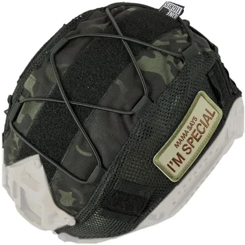 ONETIGRIS Helmet Cover, Tactical Fast Cover Cloth for PJ Helmet, Size M/L | Water-Resistant Cordura Nylon thumbnail 1
