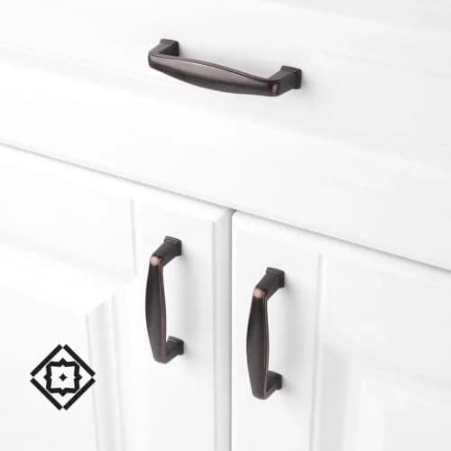 KOOFIZO 10 Pack 3 in Oil Rubbed Bronze Cabinet Pulls | Solid Metal Handles for Kitchen & Furniture thumbnail 4