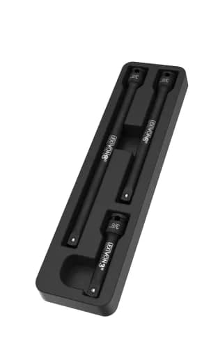 LEXIVON 3/8" Drive Impact Driver Extension Bar Set 3" 6" 8" | Chrome Vanadium Steel Tool Set thumbnail 5