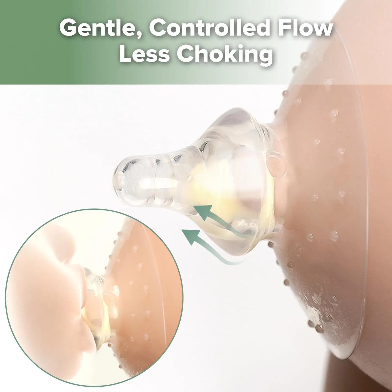 haakaa Silicone Nipple Shields for Breastfeeding (1 Count) | BPA-Free for Latch Difficulties & Sore Nipples thumbnail 5