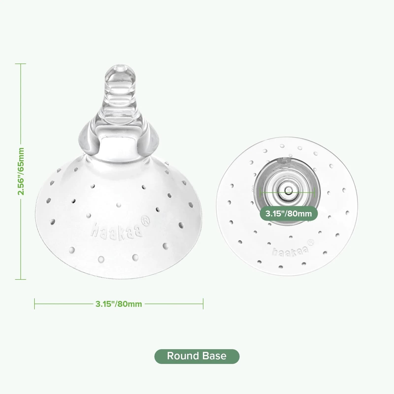 haakaa Silicone Nipple Shields for Breastfeeding (1 Count) | BPA-Free for Latch Difficulties & Sore Nipples thumbnail 8