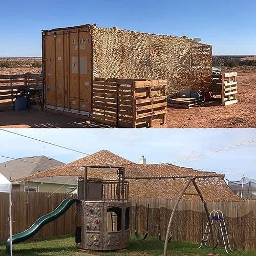 Yeacool Digital Desert Camo Netting 1.5m x 5m (4.9ft x 16.4ft) | Lightweight Waterproof Concealment Tarp thumbnail 6