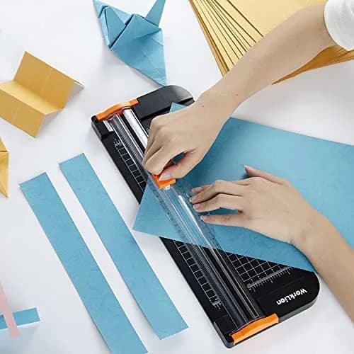 WORKLION Replacement Blade for Paper Cutter with Automatic Safeguard | Durable Titanium Blade (4 Pack) thumbnail 5