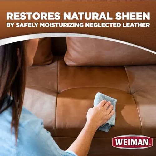 Weiman Leather Cleaner & Conditioner Wipes 2-Pack (30 Wipes Each) | UV Protection for Auto & Furniture thumbnail 5