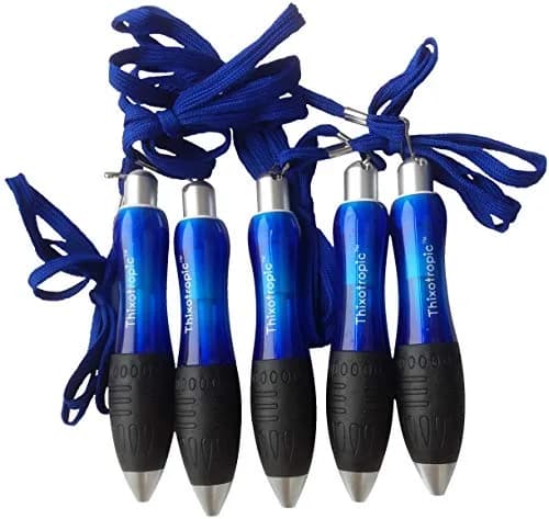 Thixotropic Super Big Fat Pen for Arthritis 5 Pack | Blue Ink, Ergonomic Grip, 0.5mm thumbnail 2