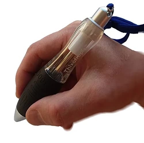 Thixotropic Super Big Fat Pens: Large, Easy to Hold Pens for Arthritis (4 pack), Longer Lasting Black Ink Cartridge thumbnail 2
