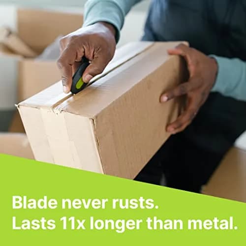 Slice Mini Box Cutter 12 Pack | Safe Ceramic Blade, Retractable, Keychain Opener thumbnail 6