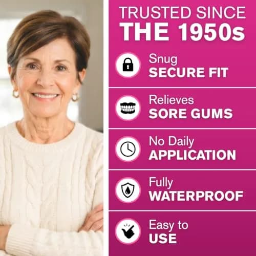 Cushion Grip Thermoplastic Denture Adhesive 1 oz (28.35 g) | Refits & Tightens Dentures for Secure Fit thumbnail 3