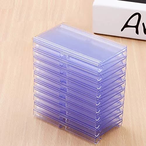 mollensiuer Clear Plastic Wire Shelf Price Label Holder 100-Pack | Fits Wire < 1/4 Inch thumbnail 2