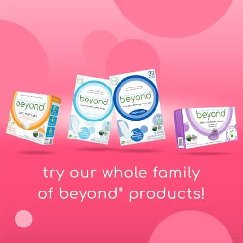 Beyond Auto Dish Tablets - Fragrance & Dye Free 32 Count (1.02 kg) | Plant-Based & USDA Certified Biobased thumbnail 7