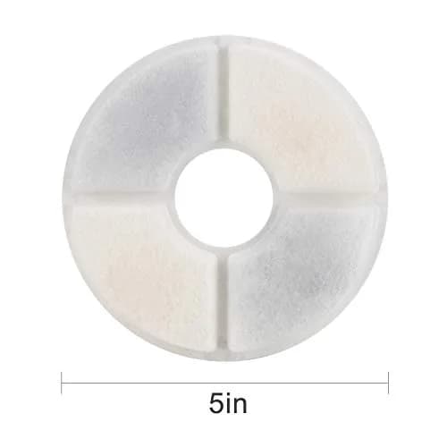 Wonder Creature Cat Water Fountain Filter Replacement 6 Pack | 2.4L Stainless Steel Filter | Easy to Replace & Clean thumbnail 5