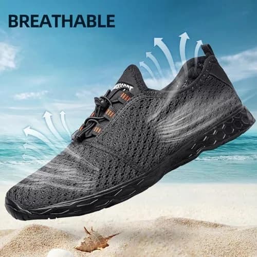 DOUSSPRT Men's Water Shoes Quick Dry for Beach Swim Pool Fishing | Breathable Mesh & Open Design thumbnail 5