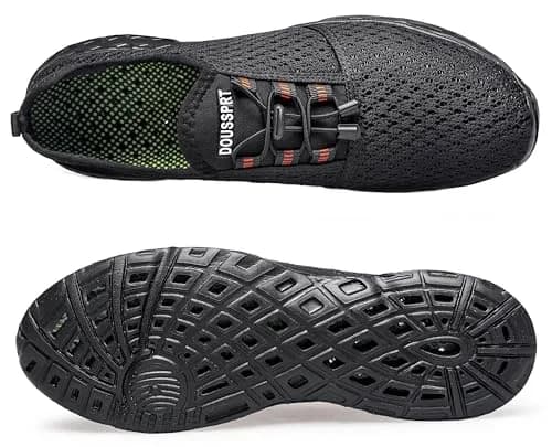 DOUSSPRT Men's Water Shoes Quick Dry for Beach Swim Pool Fishing | Breathable Mesh & Open Design thumbnail 8