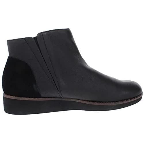 SoftWalk Wesley Black Suede 10.5 W (D) | Comfortable Ankle Boot with Asymmetric Zip thumbnail 2