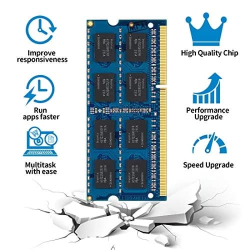 motoeagle DDR3 1066MHz SODIMM 8GB Kit (2x4GB) 204-Pin Non-ECC Laptop Memory RAM Modules thumbnail 2
