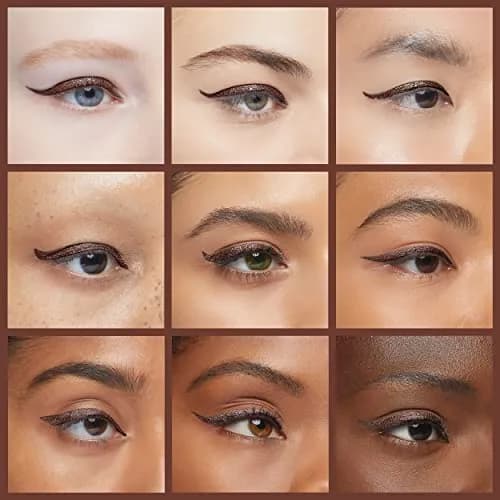 wet n wild MegaLiner Liquid Eyeliner - Metallic Brown: Rich Pigment & Fluid Formula thumbnail 4