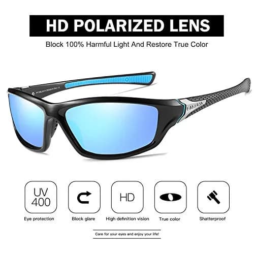 FAGUMA Sports Polarized Sunglasses For Men UV400 Protection | 62mm (2.44in) Lens Width thumbnail 3