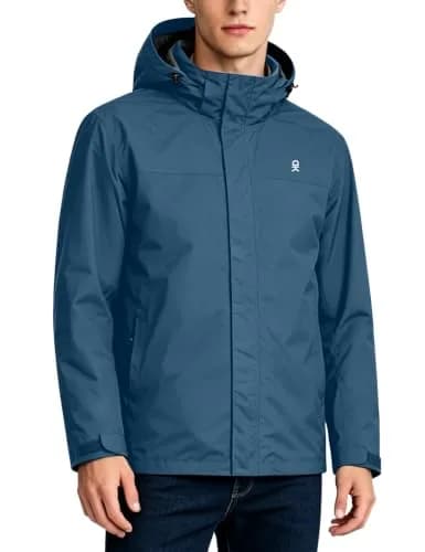 Little Donkey Andy Men's Waterproof Rain Jacket XL | Breathable, Windproof & Lightweight thumbnail 1
