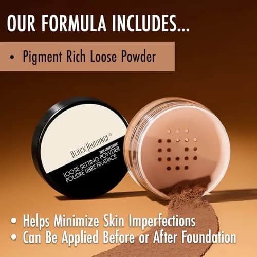 Black Radiance True Complexion Loose Setting Powder Cocoa Kisses 18.14 g (0.64 oz) | Sets Makeup for All Day Wear thumbnail 5