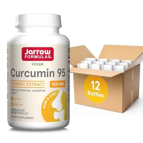 Jarrow Formulas Curcumin 95 500 mg Veggie Capsules | Turmeric Extract for Antioxidant & Joint Support (120 Count) thumbnail 1