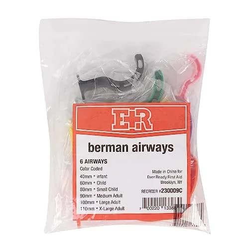 Ever Ready First Aid Berman Oral Airway Emergency Kit 6 Color Coded Polypropylene Pieces | First Aid Kit thumbnail 7