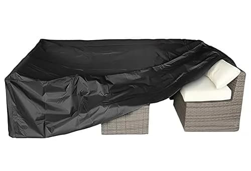 CKCLUU Heavy Duty Patio Furniture Cover 315cm L x 160cm W x 74cm H | All-Weather Protection for Sectional Sofas & Dining Sets thumbnail 1