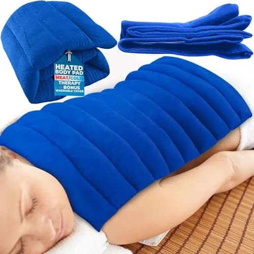ComfortCloud XL Microwavable Heating Pad with Cover 5.5kg (12 lb) | Natural Moist Heat Therapy for Back Pain thumbnail 1